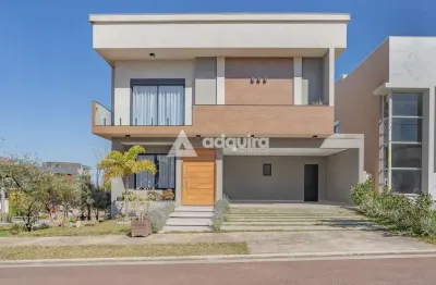 Exclusiva residência em condomínio fechado  de alto padrão, 4 quartos (2 suítes e 2 demi-suítes), 2