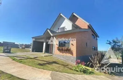 Casa à venda 4 quartos, 3 suites, 4 vagas, 315m², jardim carvalho, ponta grossa - pr
