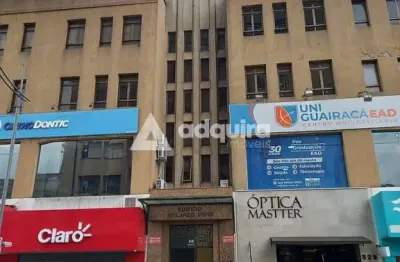 Sala comercial na vicente machado para locação, centro, ponta grossa - pr
