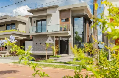 Casa em condominio à venda, jardim carvalho, ponta grossa, pr