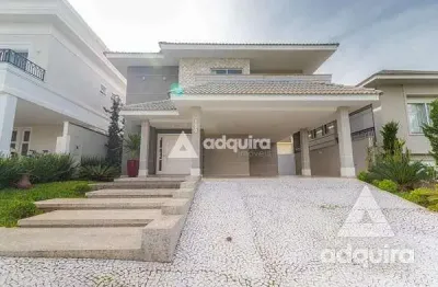 Casa à venda no condomínio la defense com 4 suites, 3 vagas, 403m², estrela, ponta grossa - pr