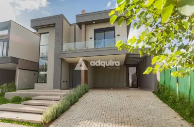 Casa à venda no condomínio terras alphaville, no bairro  jardim carvalho, ponta grossa, pr