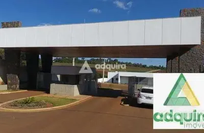 Terreno em condomínio fechado à venda na Rua Engenheiro Grevile, Colônia Dona LuÍza, Ponta Grossa