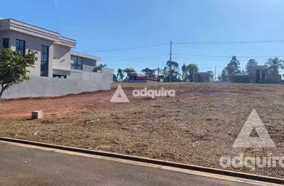 Terreno em condomínio fechado à venda na Rua João Silvio de Lara Machado, Jardim Carvalho, Ponta Grossa