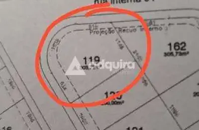 Terreno à venda 303.79m², cará-cará, ponta grossa - pr