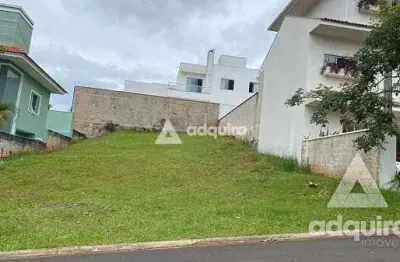 Terreno em condomínio fechado à venda na Rua Luiz Nadal Motti, Jardim Carvalho, Ponta Grossa