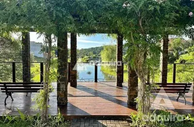 Terreno em condomínio fechado à venda na Rua Engenheiro Grevile, Colônia Dona LuÍza, Ponta Grossa