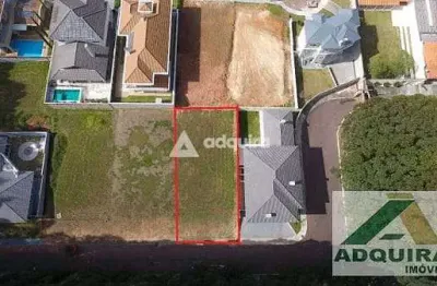 Terreno em condomínio fechado à venda na Avenida Anita Garibaldi, Orfãs, Ponta Grossa