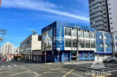 Comercial à venda e locação 410m², centro, ponta grossa - pr
