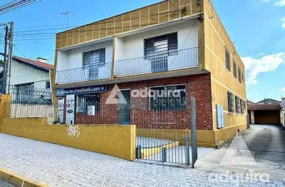 Comercial à venda 4 vagas, 462m², centro, ponta grossa - pr