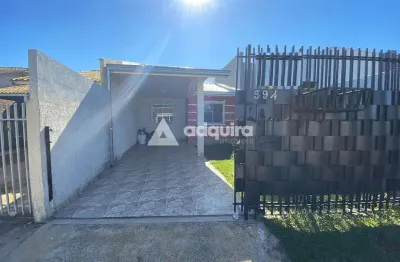 Casa semi mobiliada à venda - cará-cará, ponta grossa, pr