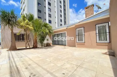 Casa comercial para locação 3 quartos, 1 suite, 2 vagas, 495m², estrela, ponta grossa - pr