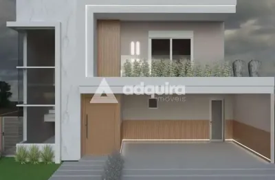 Casa em condomínio fechado com 3 quartos à venda na Rua João Silvio de Lara Machado, Jardim Carvalho, Ponta Grossa