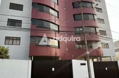 Apartamento semimobiliado com 3 quartos para locação, nova rússia, ponta grossa, pr