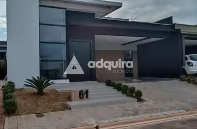 Casa à venda condomínio reserva ecoville, contorno, ponta grossa, pr