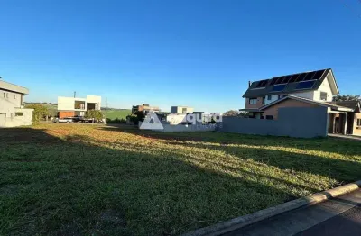Terreno em condomínio fechado à venda na Rua João Silvio de Lara Machado, Jardim Carvalho, Ponta Grossa