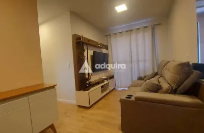 Apartamento semi mobiliado com 3 quartos (1 suíte) à venda no vista uvaranas, ponta grossa, pr