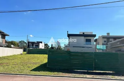 Terreno em condomínio fechado à venda na Rua João Silvio de Lara Machado, Jardim Carvalho, Ponta Grossa