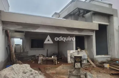 Casa à venda com 3 quartos, sendo 1 suíte, no condomínio residencial le parc, cará-cará, ponta gros