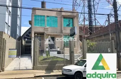 Comercial à venda 6 quartos, 3 vagas, 360m², centro, ponta grossa - pr
