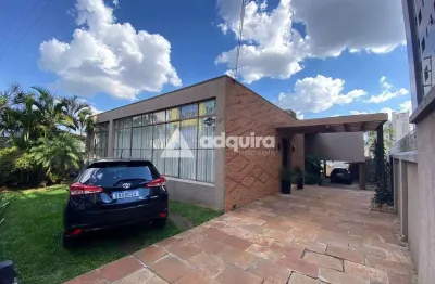 Espaçosa casa comercial para locação  - centro de ponta grossa - pr