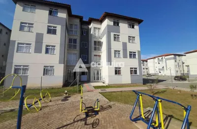 Apartamento semimobiliado para venda, 2 quartos, 1 vaga em uvaranas, ponta grossa - pr