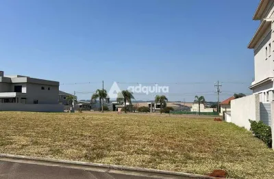 Terreno em condomínio fechado à venda na Rua João Silvio de Lara Machado, Jardim Carvalho, Ponta Grossa