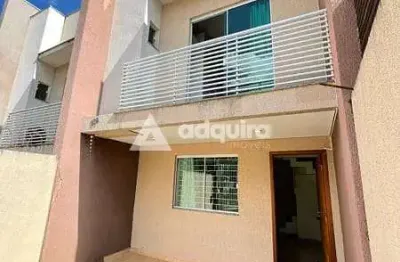 Sobrado à venda com 3 quartos, 1 suite, 1 vaga, 79m², ronda, ponta grossa - pr