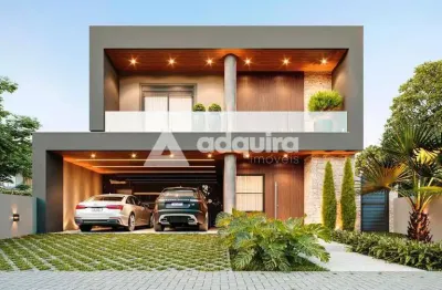 Casa em condomínio fechado com 3 quartos à venda na Rua João Silvio de Lara Machado, Jardim Carvalho, Ponta Grossa