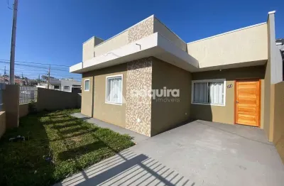 Casa com 3 quartos à venda na rua doralice correia pylypiec, cará-cará, ponta grossa, 70 m2 por r$ 320.000