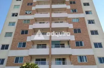 Apartamento semimobiliado para locação, centro, ponta grossa, pr