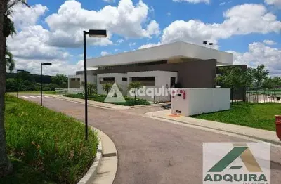 Terreno à venda no condomínio terras alphaville, jardim carvalho, ponta grossa, pr