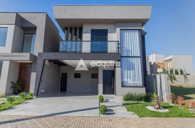 Casa mobiliada à venda e locação 4 quartos, 4 suites, 2 vagas, 200m², cará-cará, ponta grossa - pr