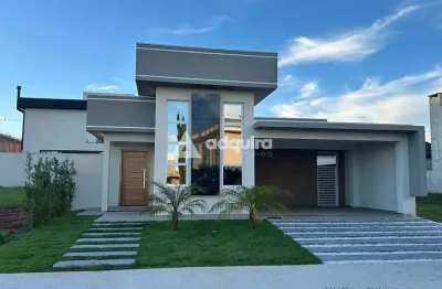 Casa em condomínio fechado com 4 quartos à venda na Rua João Silvio de Lara Machado, Jardim Carvalho, Ponta Grossa