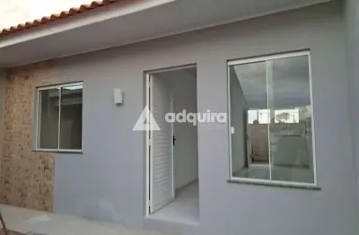 Casa à venda no jardim lagoa dourada, com 02 quartos e churrasqueira. neves, ponta grossa, pr