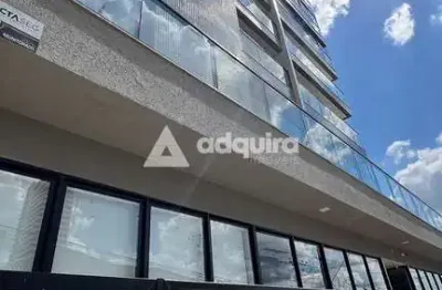 Apartamento mobiliado para  locação - edifício lins antunes - centro - ponta grossa - pr