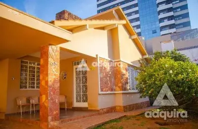 Comercial à venda 4 quartos, 3 suites, 4 vagas, 495m², centro, ponta grossa - pr