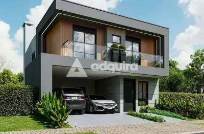 Casa em condomínio fechado com 3 quartos à venda na Avenida Monteiro Lobato, Jardim Carvalho, Ponta Grossa