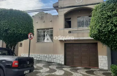 Casa à venda 4 quartos, 3 banheiros, 4 vagas de garagem- centro, ponta grossa, pr