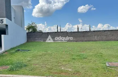 Terreno em condomínio fechado à venda na Rua Aderly Turek, Cará-cará, Ponta Grossa