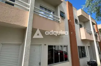 Sobrado mobiliado a venda e locação,1 quarto, 1 suíte, 1 vaga, 54m², próximo ao campus da uepg,  uv