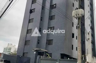 Apartamento à venda contendo 3 quartos sendo 1 suíte - centro, ponta grossa, pr