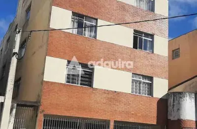 Apartamento central à venda, 2 quartos, 1 vaga de garagem -  centro, ponta grossa, pr