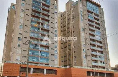Apartamento garden à venda, edifício torres cezanne, ponta grossa, pr