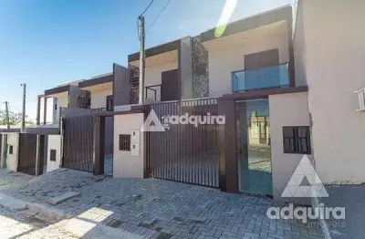 Casa à venda 3 quartos, 1 suite, 1 vaga, 102m², boa vista, ponta grossa - pr