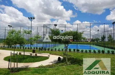 Terreno em condomínio fechado à venda na Rua João Silvio de Lara Machado, Jardim Carvalho, Ponta Grossa