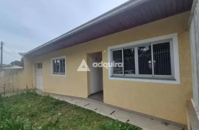 Casa para locação 3 quartos, 1 suite, 2 vagas, 70m², estrela, ponta grossa - pr
