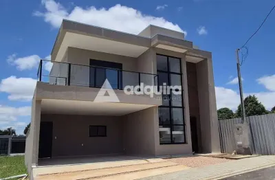 Sobrado à venda condomínio valle do sol, colônia dona luíza, ponta grossa, pr