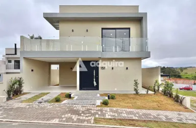 Casa condomínio bosque mistral à venda, jardim carvalho, ponta grossa, pr