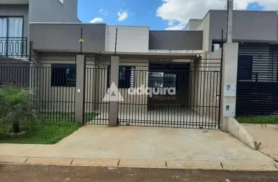 Casa à venda, 3 quartos, 1 suíte -  cará-cará, ponta grossa, pr